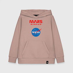 Детская толстовка-худи Nasa Mars mission