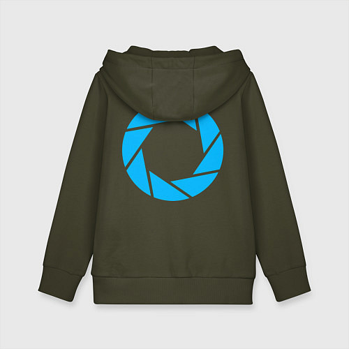 Детская толстовка-худи Aperture Laboratorie / Хаки – фото 2