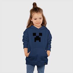 Толстовка детская хлопковая Minecraft, цвет: тёмно-синий — фото 2