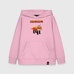 Детская толстовка-худи Minecraft - лиса