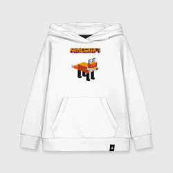 Детская толстовка-худи Minecraft - лиса