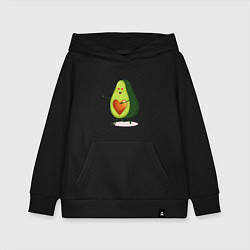 Детская толстовка-худи Аовокадо любовь
