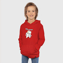Толстовка детская хлопковая Ща вылечим!, цвет: красный — фото 2