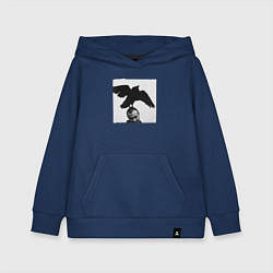 Толстовка детская хлопковая Масло Черного Тмина, цвет: тёмно-синий