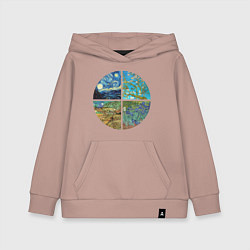 Детская толстовка-худи Ван Гог Картины