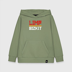 Толстовка детская хлопковая LIMP BIZKIT, цвет: авокадо