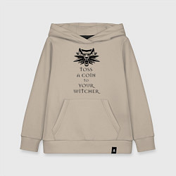 Детская толстовка-худи Toss a coin to your witcher