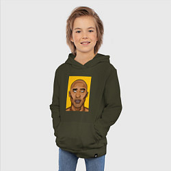 Толстовка детская хлопковая Kobe 24, цвет: хаки — фото 2