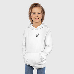 Толстовка детская хлопковая Metallicaспина, цвет: белый — фото 2