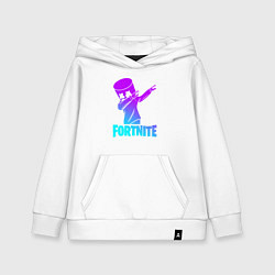 Толстовка детская хлопковая FORTNITE X MARSHMELLO, цвет: белый