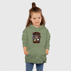 Толстовка детская хлопковая FIVE NIGHTS AT FREDDYS, цвет: авокадо — фото 2