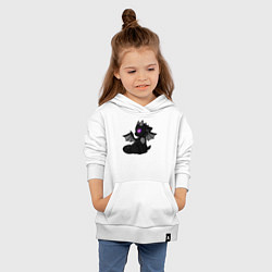 Толстовка детская хлопковая Эндар дракон, цвет: белый — фото 2