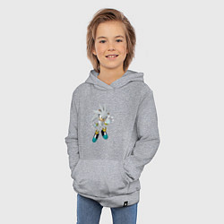 Толстовка детская хлопковая SONIC, цвет: меланж — фото 2