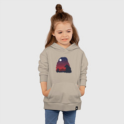 Толстовка детская хлопковая Медведь, цвет: миндальный — фото 2