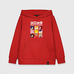 Детская толстовка-худи Японский Sonic