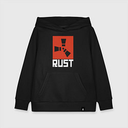Толстовка детская хлопковая RUST, цвет: черный