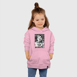 Толстовка детская хлопковая Сталин Oko, цвет: светло-розовый — фото 2