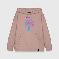 Детская толстовка-худи ДЕРЕВО CYBERPUNK 2077