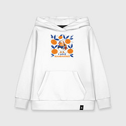 Детская толстовка-худи Мандаринки