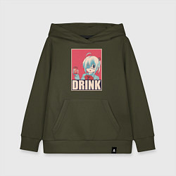 Детская толстовка-худи DRINK