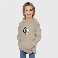 Толстовка детская хлопковая Snoopy, цвет: миндальный — фото 2
