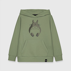 Детская толстовка-худи Тоторо с прозрачным пузиком