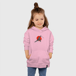 Толстовка детская хлопковая Ninja Z, цвет: светло-розовый — фото 2