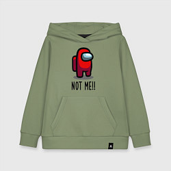 Детская толстовка-худи Among Us, Not Me!