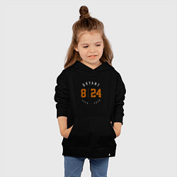 Толстовка детская хлопковая Kobe Bryant, цвет: черный — фото 2
