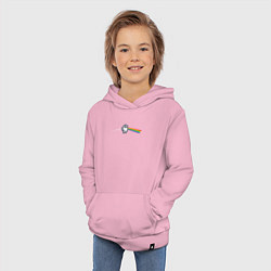 Толстовка детская хлопковая AMONG US, цвет: светло-розовый — фото 2