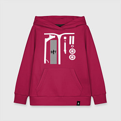 Детская толстовка-худи Самокат фристайл Кастом