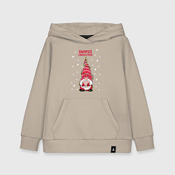 Детская толстовка-худи Гном с подарком