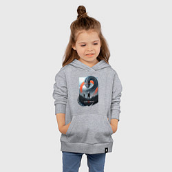Толстовка детская хлопковая Кратос и Атрей, цвет: меланж — фото 2