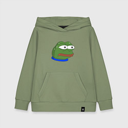 Толстовка детская хлопковая Pepe MonkaS, цвет: авокадо