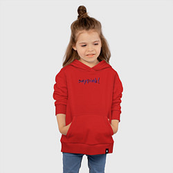 Толстовка детская хлопковая Saypink!, цвет: красный — фото 2