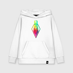 Толстовка детская хлопковая THE SIMS, цвет: белый