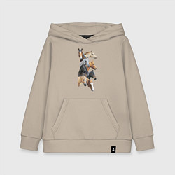 Детская толстовка-худи Лошади