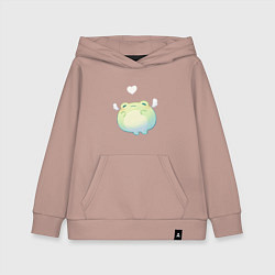 Детская толстовка-худи Воздушная лягушка