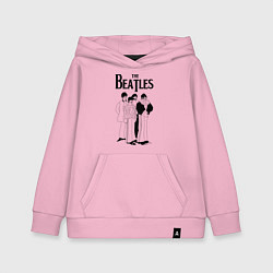 Толстовка детская хлопковая THE BEATLES, цвет: светло-розовый
