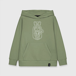 Детская толстовка-худи Велес Бог Мудрости