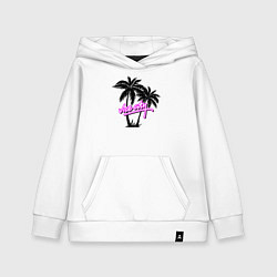 Толстовка детская хлопковая GTA Vice City, цвет: белый