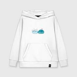 Детская толстовка-худи Милые слаймы