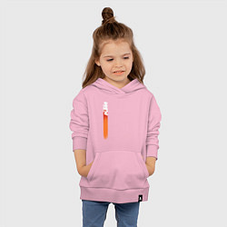 Толстовка детская хлопковая KTM КТМ Z, цвет: светло-розовый — фото 2