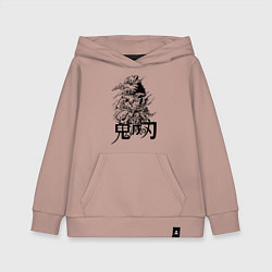 Детская толстовка-худи Иноске Хашибира Kimetsu no Yaiba