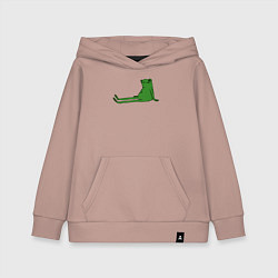 Детская толстовка-худи Лягушка приуныла