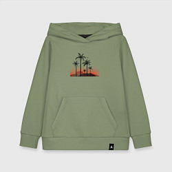 Детская толстовка-худи Palm tree