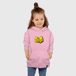 Толстовка детская хлопковая Wu-Tang Style, цвет: светло-розовый — фото 2