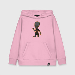Толстовка детская хлопковая Alien Trainspotting, цвет: светло-розовый