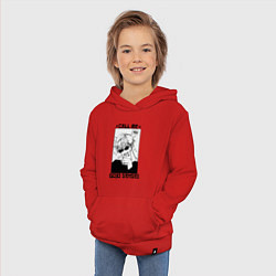 Толстовка детская хлопковая Позвони мне сатору годзе, цвет: красный — фото 2