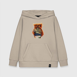 Детская толстовка-худи Замученный уставший